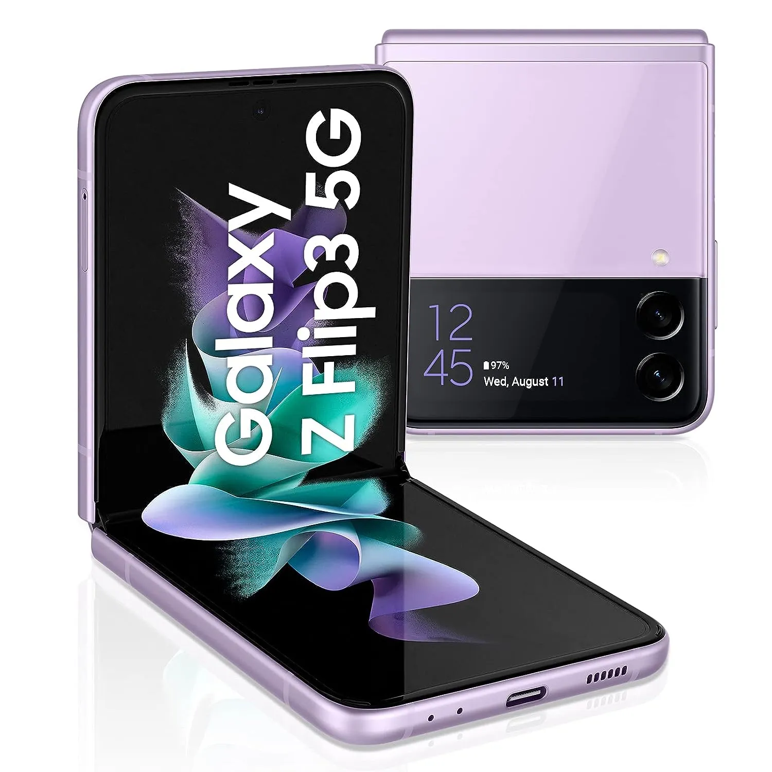 SAMSUNG Galaxy Z Flip3 5G (Lavender, 128 GB) (8 GB RAM)