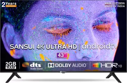 Sansui Ultra HD (4K) Smart QLED 55 inch(140cm) JSW55GSQLED (2022 Model  Edition)