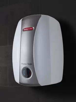 Racold 1 L Instant Water Geyser (PRONTO STYLO SS 1V-3KW, White)